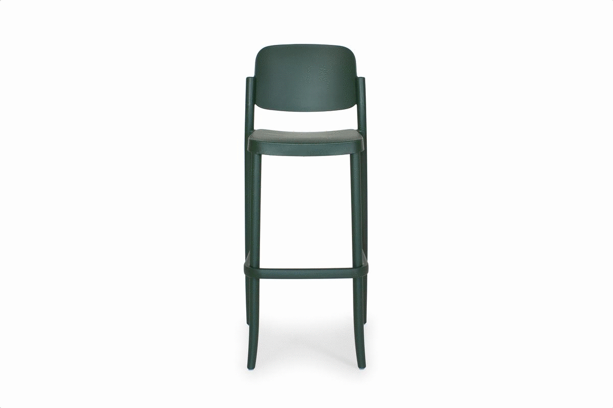 ST Piazza Stool dark green GIF
