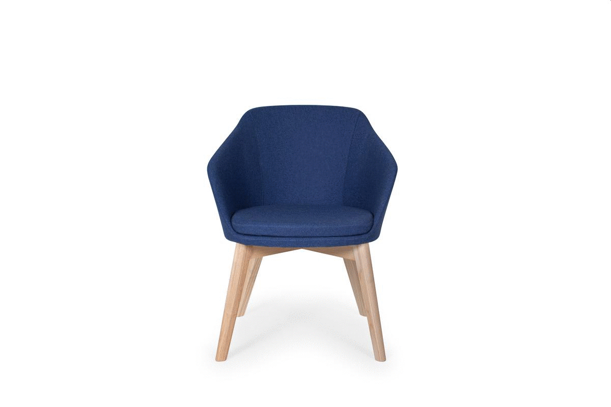 CH Annette Chair clear frame GIF